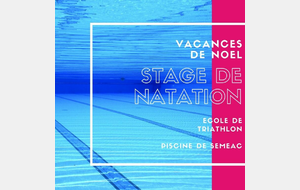 Stage Natation Noël 2020