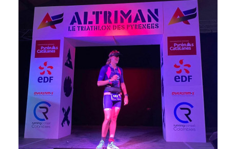 Sur le podium de l'Altriman !